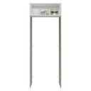 Ver imagem 4 de Porta-geladeira 83 Cm 1 Porta Basculante Crema/branco/crema Agata Madesa