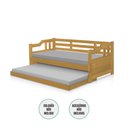 Ver imagem 4 de Sofá Cama Solteiro Vintage 1 Lugar Imbuia Madeira Maciça Atraente Móveis