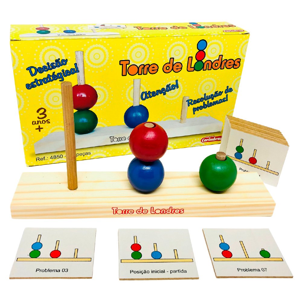 Brinquedo Educativo Infantil Torre de Londres Carimbras 4850 - 1