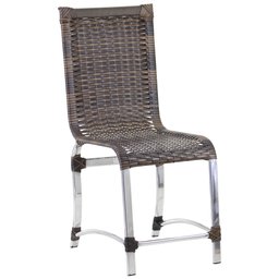 6 Cadeiras Haiti e Mesa de Jantar Haiti em Alumínio para Cozinha, Jardim, Edícula - Trama Original - 2