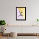 Ver imagem 2 de Quadro Enjoy The Journey 33x24cm - com vidro:Madeira preta