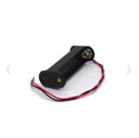 Ver imagem 2 de Suporte P/ 2 Pilhas Aa Plástico Pt Fios Conector Kit 10 Pçs