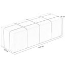 Ver imagem 7 de Kit Cabeceira Cama Box King 195cm com Calçadeira Roma W01 Linho Cinza Escuro - Lyam Lyam Decor