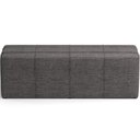Ver imagem 2 de Kit Cabeceira Cama Box King 195cm com Calçadeira Roma W01 Linho Cinza Escuro - Lyam Lyam Decor