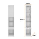 Ver mais imagens de Guarda-roupa Casal 11 Portas 5 Peças Modulado Cairo