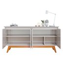 Ver imagem 4 de Aparador para Sala Buffet Ambiente Classic 1.6 Off White - Imcal