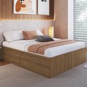 Ver imagem 1 de Cama Casal Queen com 4 Portas 160 Tókio