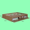 Ver imagem 4 de Cama Casal Queen com 4 Portas 160 Tókio