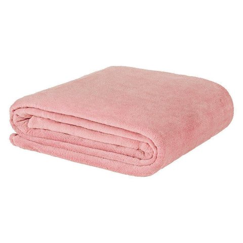 Manta Everest Casal Padrão 01 Peça 100% Poliéster - Rosa Secreto