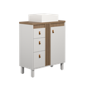 Ver imagem 1 de Gabinete para Banheiro Sofia 80 Cm com Pé