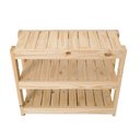 Ver imagem 3 de Sapateira com Banco de Madeira Pinus 70x30