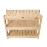 Sapateira com Banco de Madeira Pinus 70x30 - 3