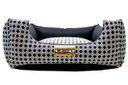 Ver imagem 1 de Cama Quadrada para Cachorro ou Gato Luppet Luxo Preto Vime:m