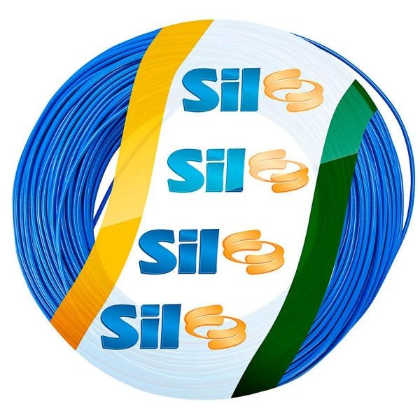 Cabo Eletrico Flexível 750V 1x6.00mm - SIL  Azul 100 METROS - 1