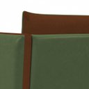 Ver mais imagens de Kit 2 Poltronas Aviv para Sala Escritório Recepção Linho Terracota Premium Easy Clean Corino Verde P