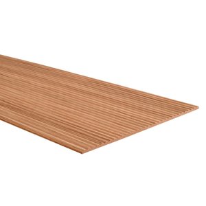 Painel Ripado Canelado/ondulado Teka 2750 X 445 X 9mm - Caixa com 2 Painéis = 2,5m2