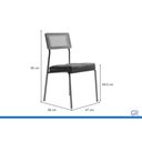 Ver imagem 3 de Mesa Sala Jantar Stellar 120cm+ 4 Cadeiras Lux Rose Carraro