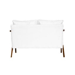 Namoradeira Decorativa Marília Corino Branco - 3