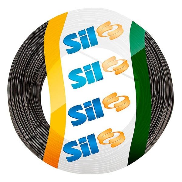 Cabo Eletrico Flexível 750V 1x6.00mm - SIL  Preto 50 METROS - 1