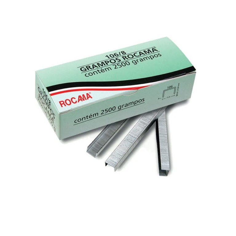 Kit Grampos 3 Caixas 106/8 Artesão Sofá para grampeador de Tapeceiro