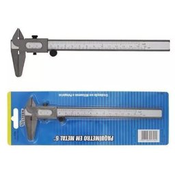Paquímetro Profissional Em Metal 6 polegadas 150 mm X 1 mm Reforçado - 3