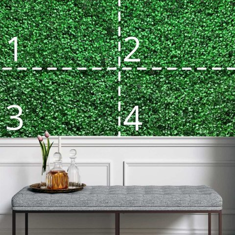 11 Painéis de Folhagens Verdes de Buxinho Permanentes para Jardim Vertical Beleza em Sua Decoração