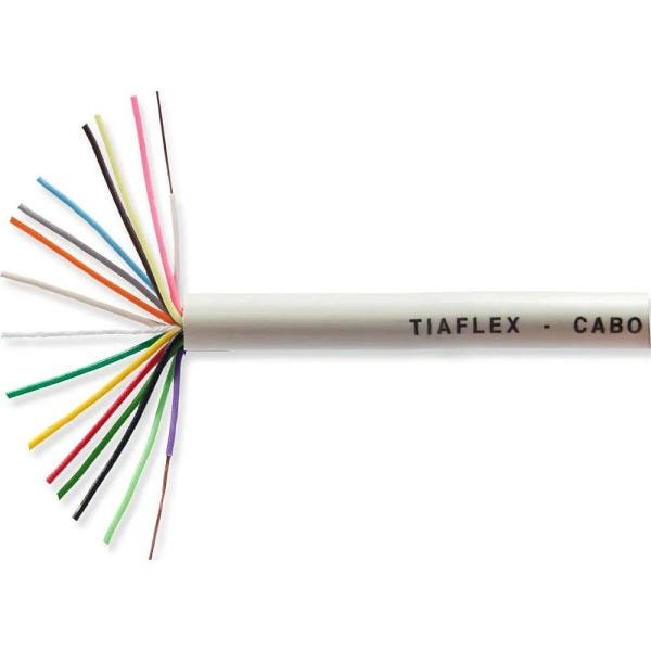 Cabo Manga 06X26 AWG Tiaflex Sem Blindagem  Preto 40 METROS - 1