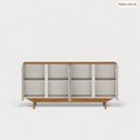 Ver imagem 4 de Buffet Aparador MDF 4 Portas 160cm Cinamomo Off White Yasmin