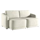 Ver imagem 6 de Sofá Cama Modulado Retrátil e Reclinável Decorativo Varsóvia 196cm Veludo Bege G33 - Gran Belo
