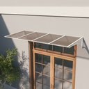 Ver imagem 4 de Toldo Fixo Policarbonato Alveolar Bronze - 2,50m X 1,50m - Estrutura Branca