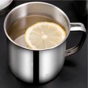 Ver imagem 3 de Kit Com 4 Canecas Leiteira Fervedor Aço Inox Com Alça Kehome