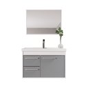 Ver imagem 7 de Kit Gabinete Banheiro Armario Cuba Pia com Espelheira - Potenza 63 Cm