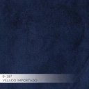 Ver imagem 4 de Sofá 3 Lugares com Chaise Esquerdo Base de Madeira Euro 2,30M Veludo Azul - Gran Belo
