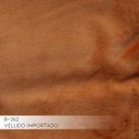 Ver imagem 3 de Sofá 4 Lugares com Chaise Esquerdo Base de Madeira Euro 2,65M Veludo Telha - Gran Belo