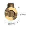 Ver imagem 3 de Reparo Registro Gaveta Deca 3/4 Antigo com Cunha - 4306016k100