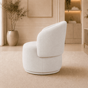 Ver imagem 2 de Poltrona Decorativa Beatriz Giratória Suede Sala Estar Recepção Quarto