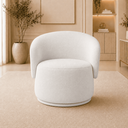 Ver imagem 1 de Poltrona Decorativa Beatriz Giratória Suede Sala Estar Recepção Quarto