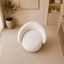 Ver imagem 5 de Poltrona Decorativa Beatriz Giratória Suede Sala Estar Recepção Quarto