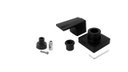 Ver imagem 4 de Acabamento para Registro Chuveiro Alavanca Stick Quadrado Preto Fosco Metal Luxo Moderno 1/2" - 3/4"