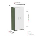 Ver imagem 4 de Armário para Escritório 159,6x 41x 79,2 Cm