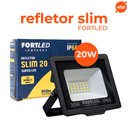 Ver imagem 2 de Refletor Slim 20w Luz Amarela 3000k Fortled