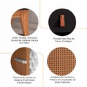 Ver imagem 5 de Aparador Buffet 1 Porta e 1 Gaveta Flora Babus - Off White / Noce TR