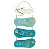 Placa Decorativa Chinelinhos - Sorria Todos Os Dias - 20 X 48 Cm - 2