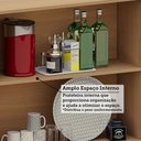 Ver imagem 6 de Armário Aéreo 100 Mdf 2 Portas 80cm Duna Luciane Móveis