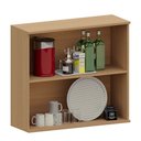 Ver imagem 2 de Armário Aéreo 100 Mdf 2 Portas 80cm Duna Luciane Móveis