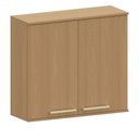 Ver imagem 1 de Armário Aéreo 100 Mdf 2 Portas 80cm Duna Luciane Móveis