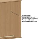 Ver imagem 4 de Armário Aéreo 100 Mdf 2 Portas 80cm Duna Luciane Móveis