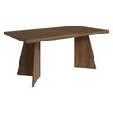 Ver imagem 6 de Conjunto Sala de Jantar Tampo de Madeira 4 Cadeiras Rustic/Silver Arles Madesa