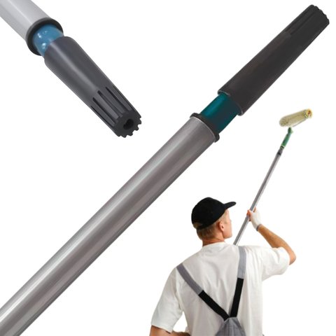Cabo Extensor Prolongador Telescópico Ajustável para Rolo de Pintura 3m | Atlas