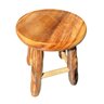 Banquinho de Madeira Banqueta Pequena Tamborete 29cm Altura Cozinha Decoração Papel de Parede Tapete - 4